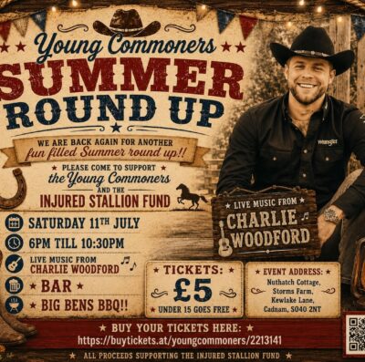 Young Commoners’ summer round-up returns to support Injured Stallion Fund